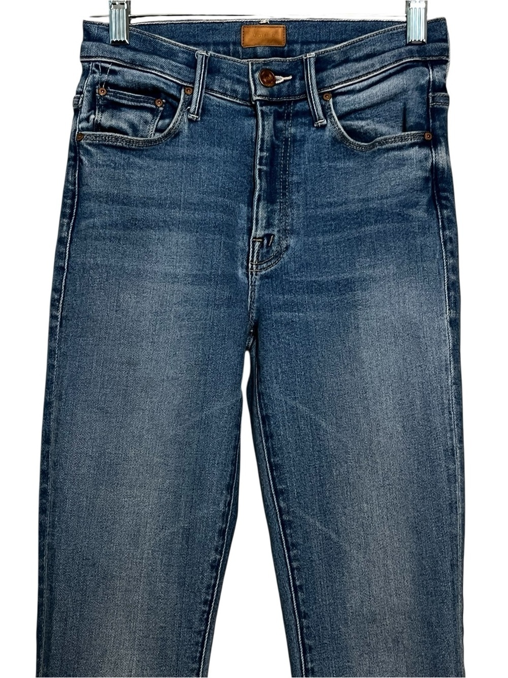 FRAME Le High Flare Jeans Dublin Dark Wash High Rise 32 - Picture 6 of 12